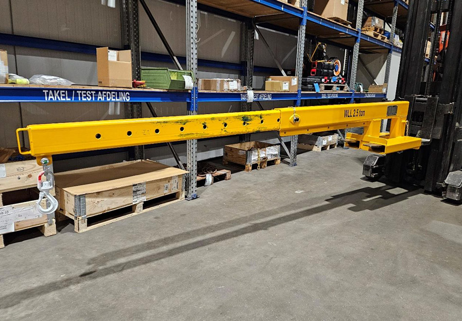 staalconstructie draagarm heftruck laten maken